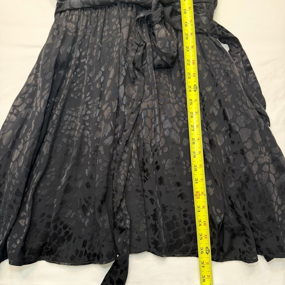 Anthropologie Halter Mini Dress XL Petite Black Jacquard Cocktail Party NWT - Picture 12 of 12